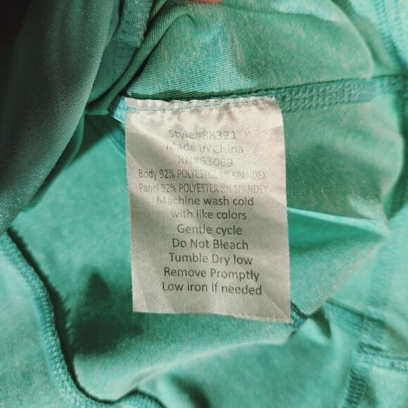 BKE Sport Womens Sz L Activewear Light Jacket Long Sleeve Full Zip Pockets Blue - Picture 9 of 11